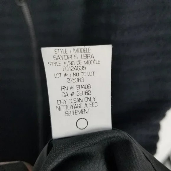 Theory Black Zipped V Neck Lined Shift Dress‎ Sayidres Leira Zip Front size 8 - Picture 12 of 15